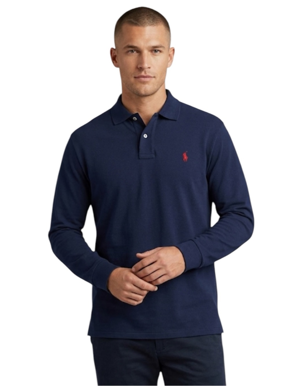 Polo Ralph Lauren Classic Fit Navy Blue Cotton LS Shirt XXL Red Pony
AA